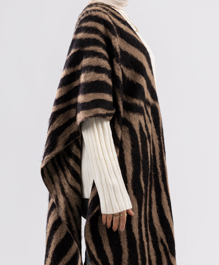 Zebra Winter Shawl