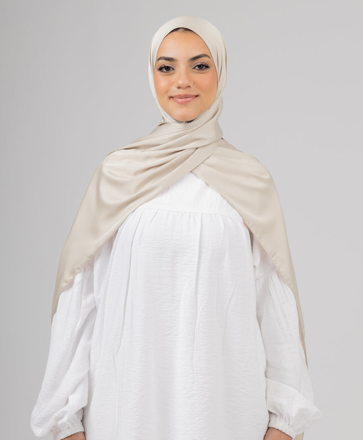 Plain Pure Silk Scarf