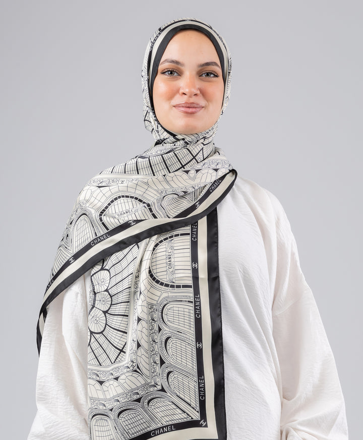 Iconic Luxury Silk Scarf