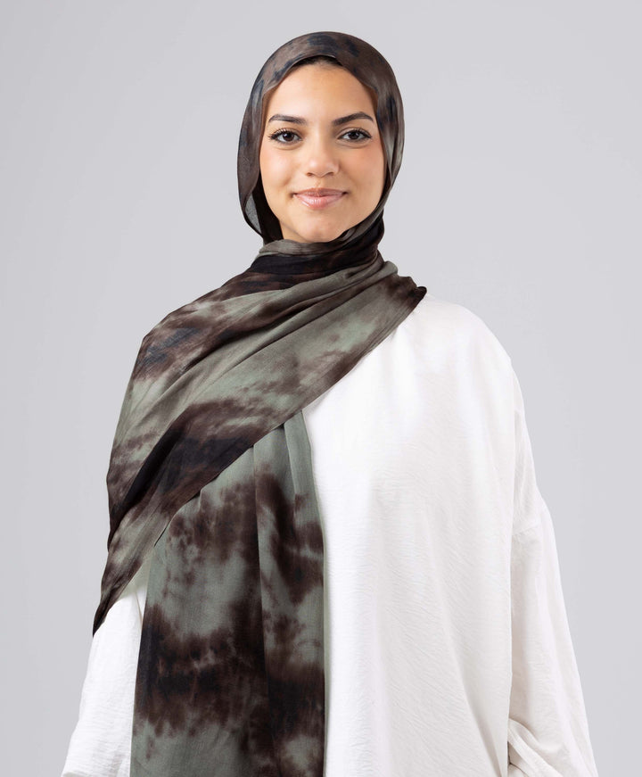 Tie Dye Cotton Scarf