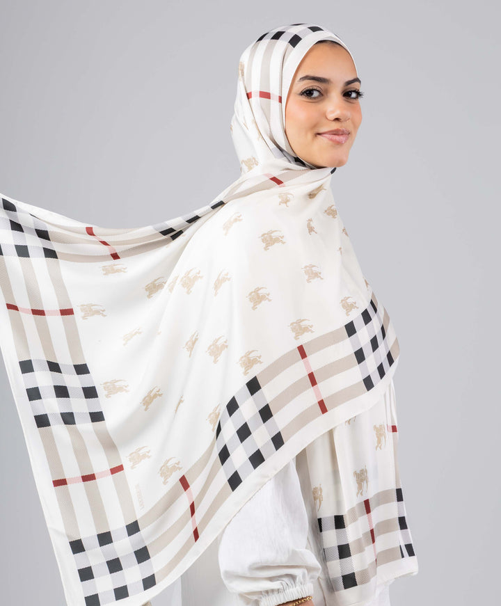 Vintage Luxury Silk Scarf