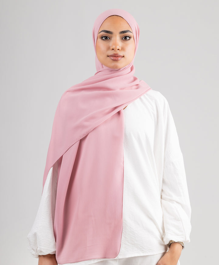 Pure Chiffon Crinkle Scarf