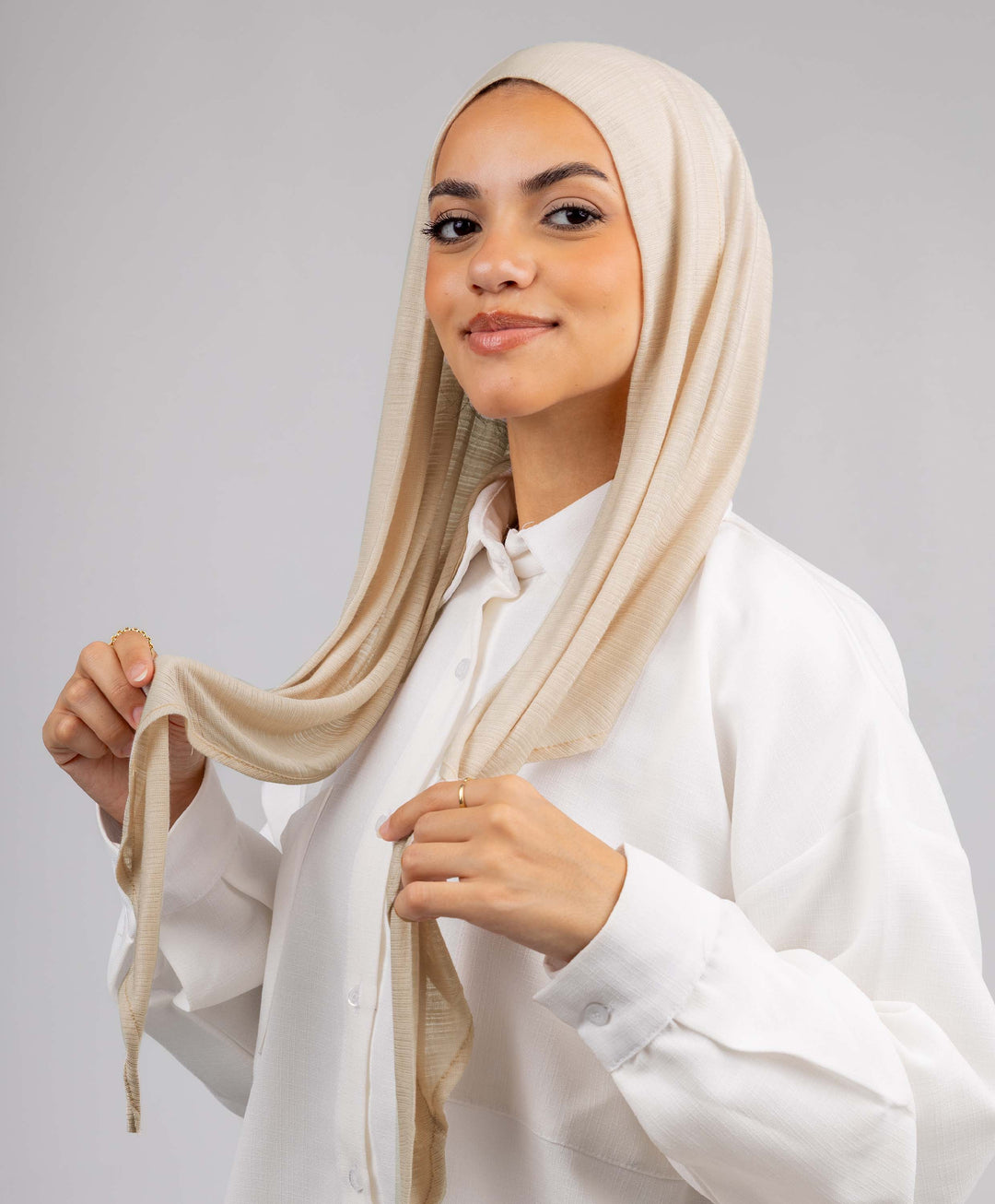 Kuwaiti Easy Opened Wrap Scarf