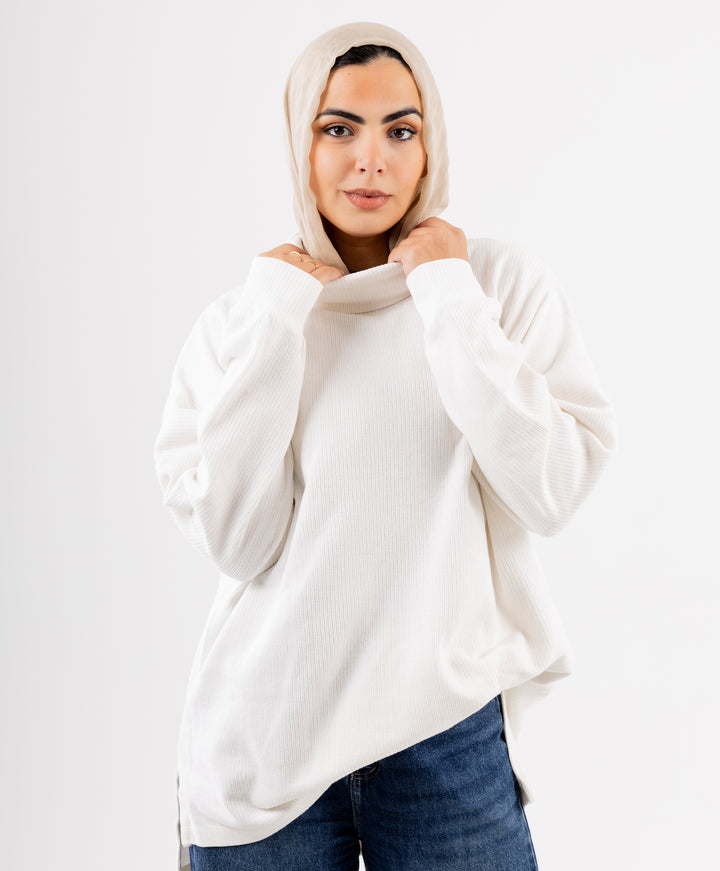 Ribbed Fluffy Shirt