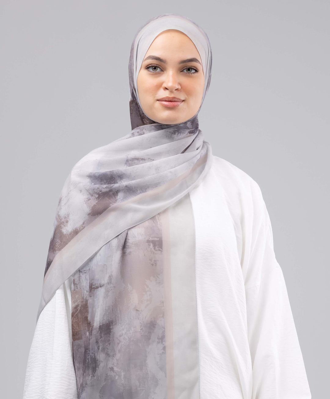 Quiet Mauve Chiffon Scarf