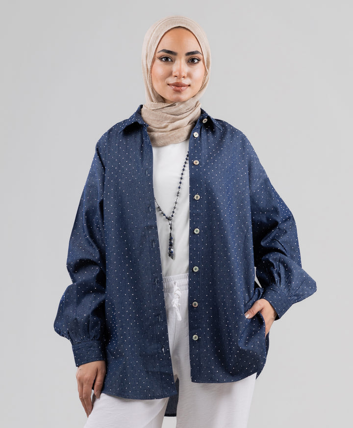 Bling Denim Shirt