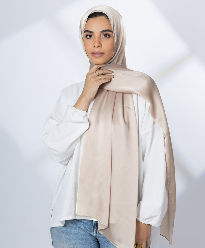 Plain Silk Scarf