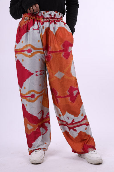 Satin Printed Pants