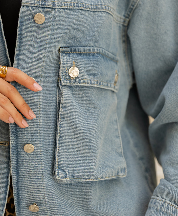 Basic Pockets Denim Shirt
