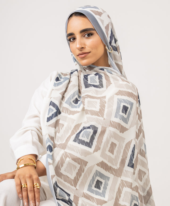 Elegant Ikat Scarf