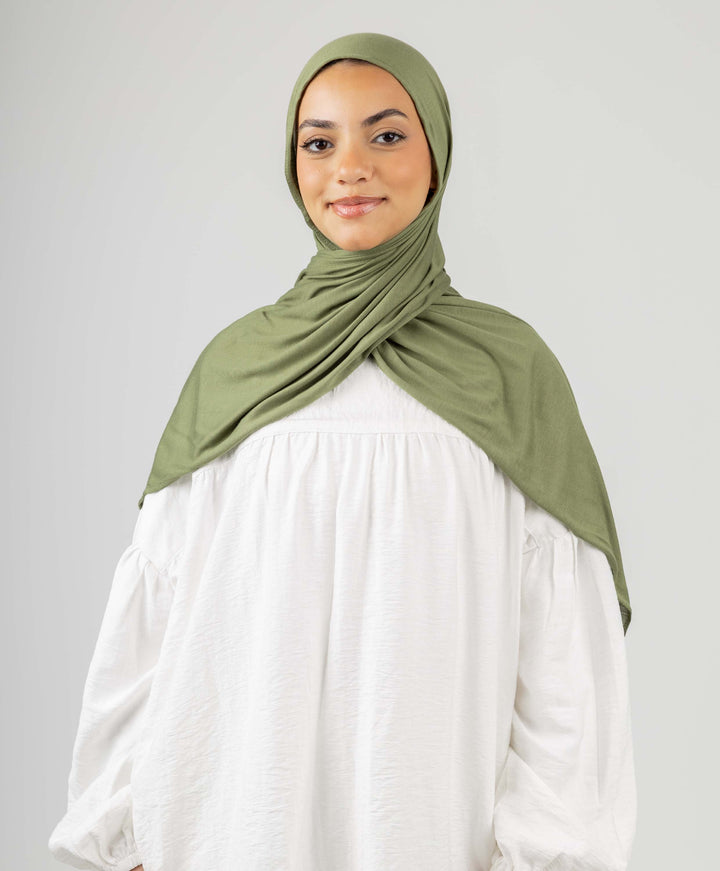 Plain Cotton Lycra Scarf