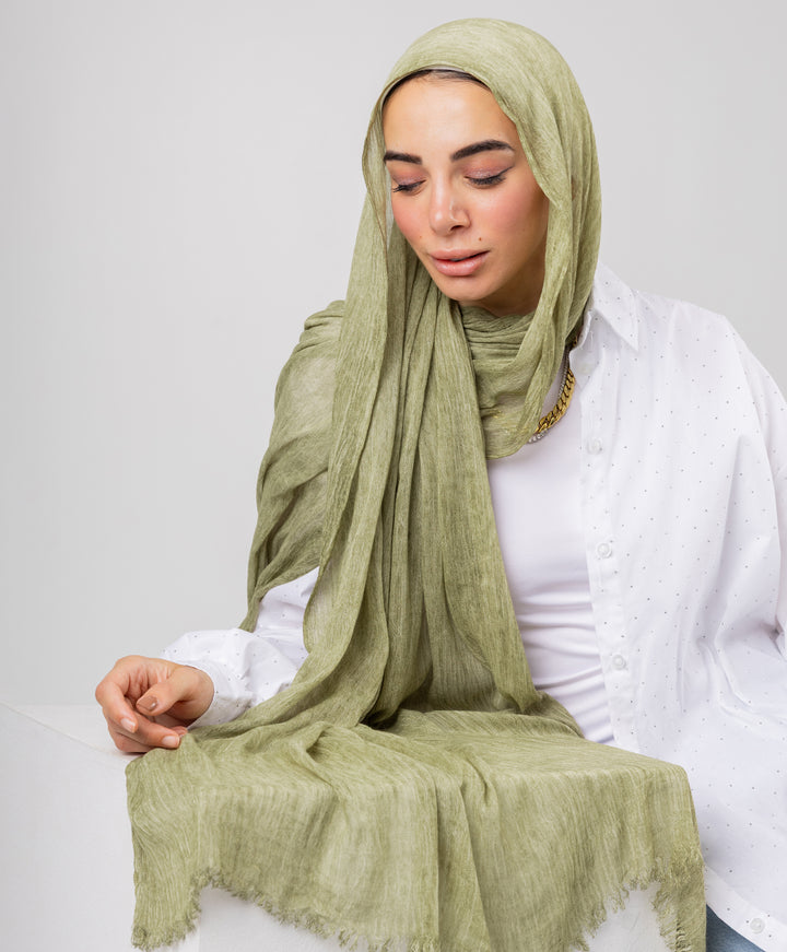 Marble Linen Scarf