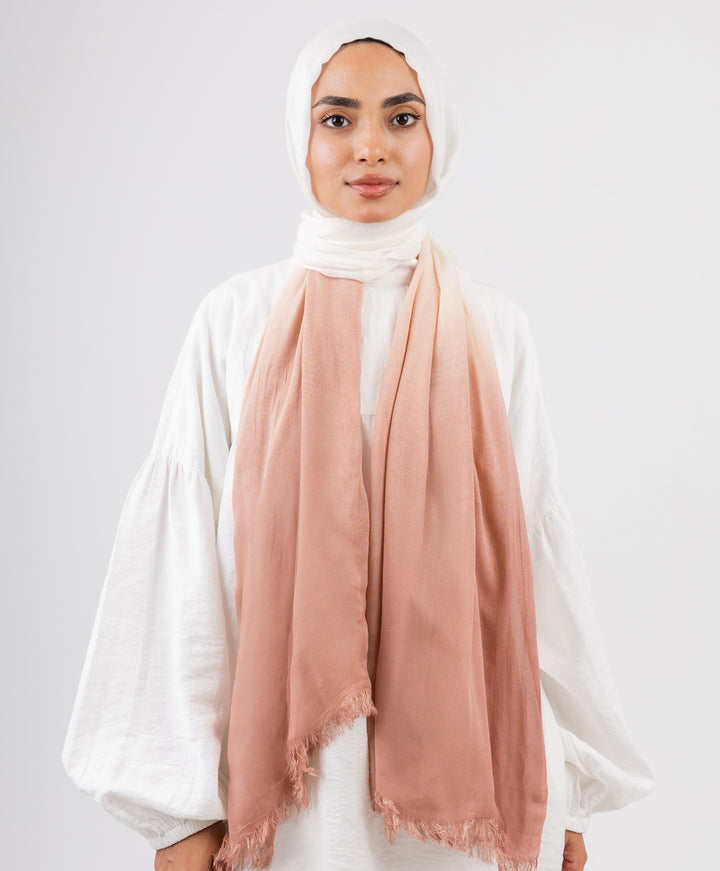 Gradient Cotton Scarf
