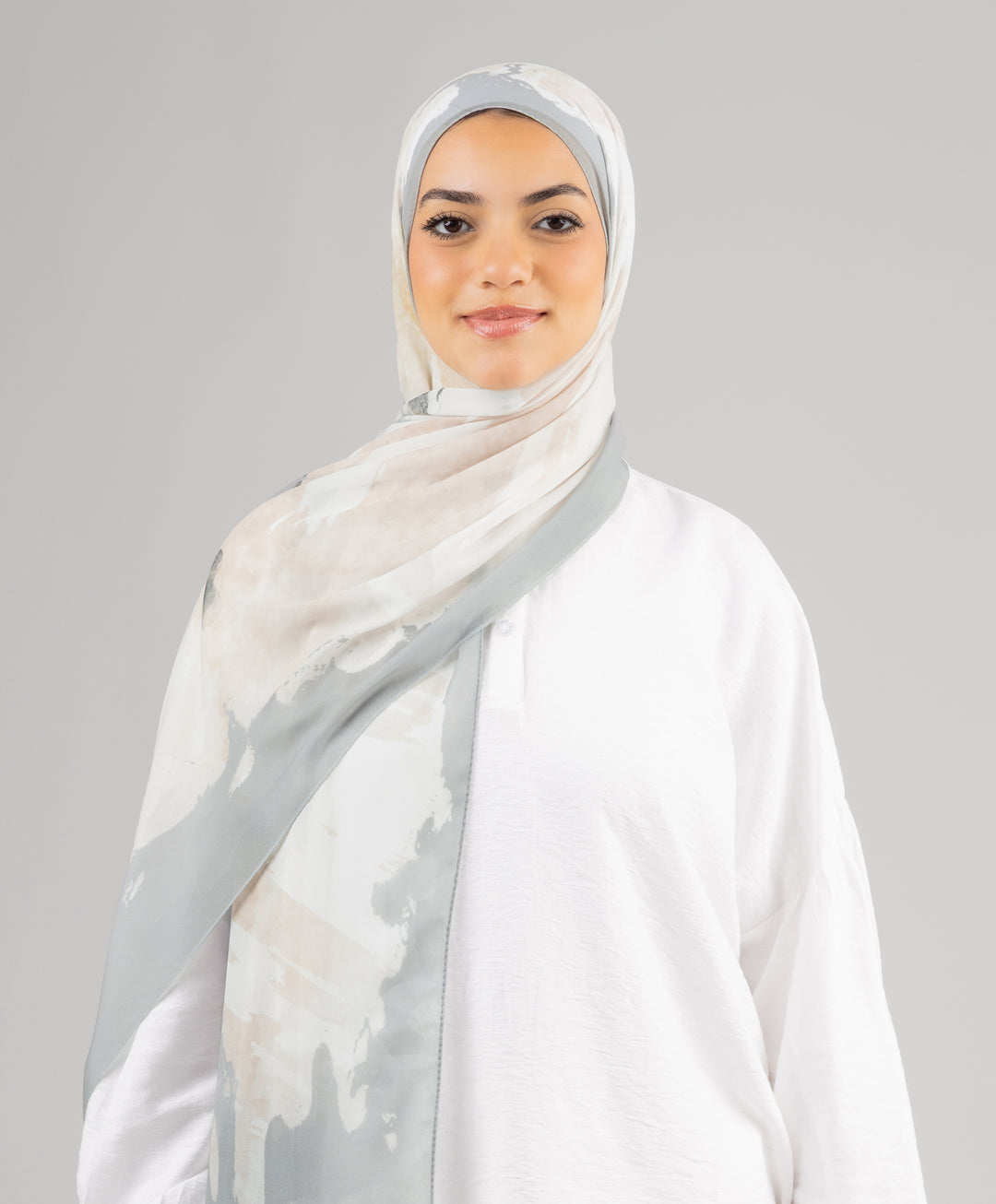 Cloudscape Chiffon Scarf