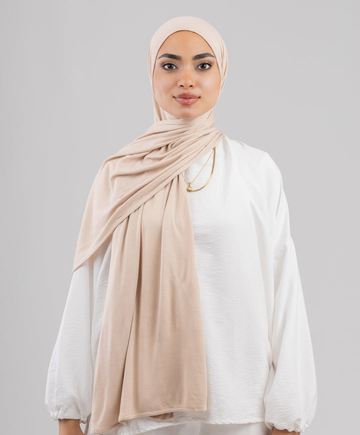 Plain Cotton Lycra Scarf