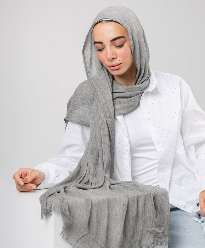 Marble Linen Scarf