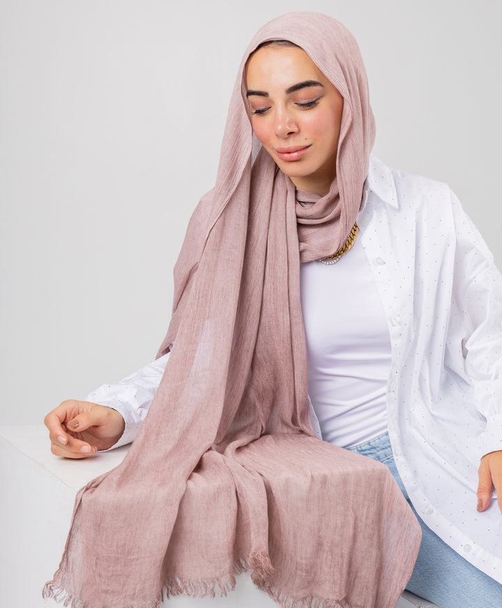 Marble Linen Scarf
