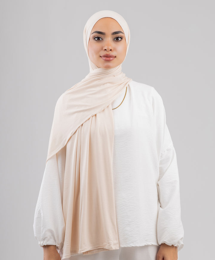 Plain Cotton Lycra Scarf