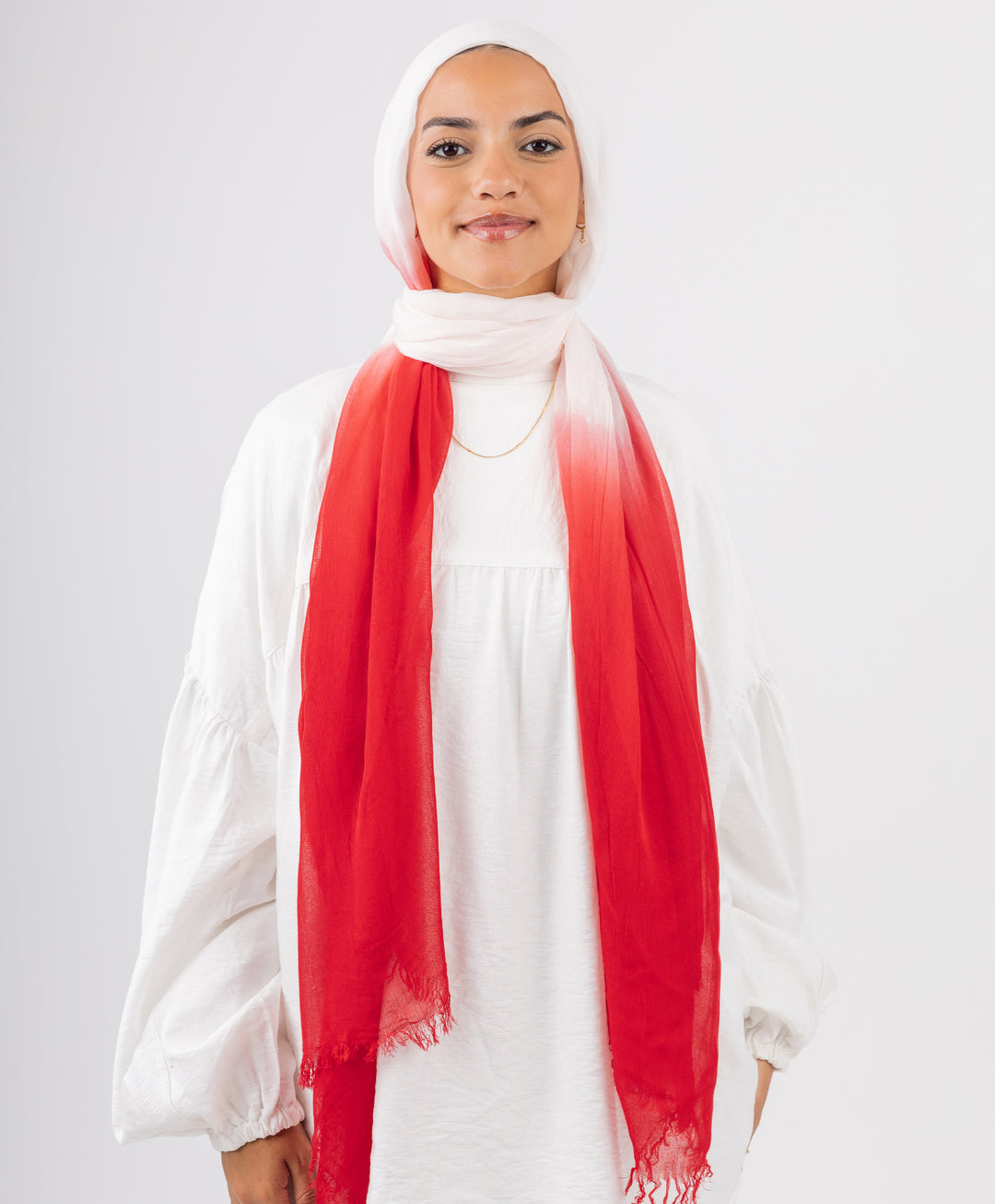 Gradient Cotton Scarf