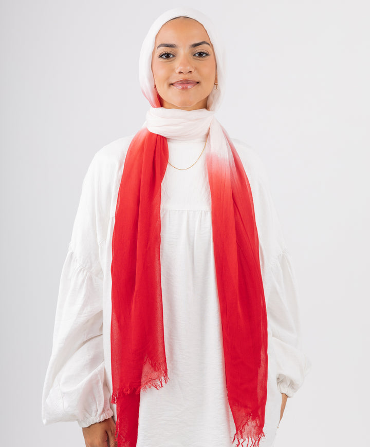 Gradient Cotton Scarf