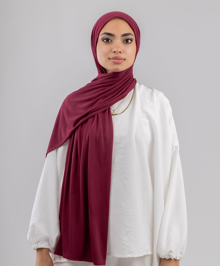 Plain Cotton Lycra Scarf