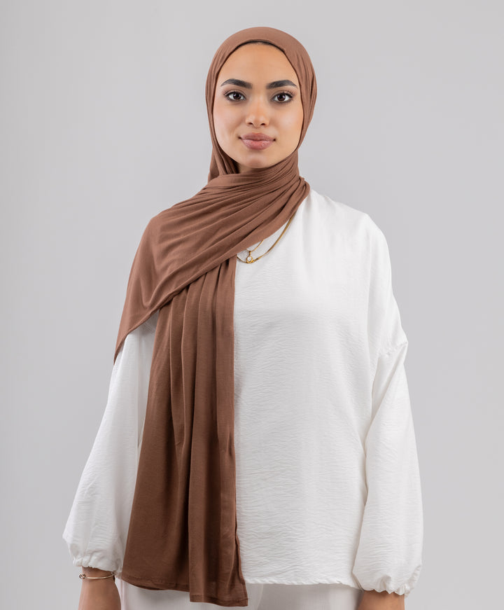 Plain Cotton Lycra Scarf