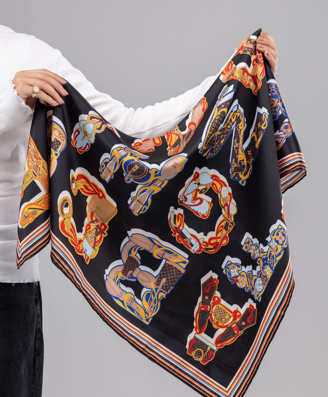 Luxury Silk Square Scarf