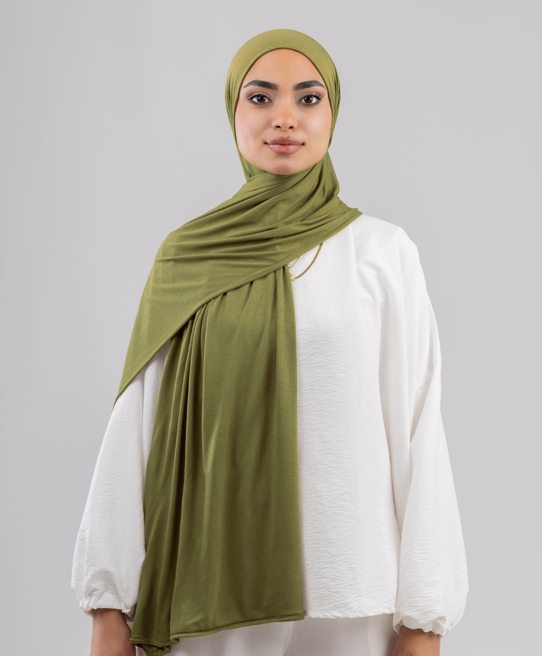 Plain Cotton Lycra Scarf