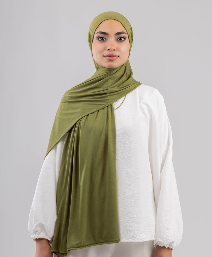 Plain Cotton Lycra Scarf