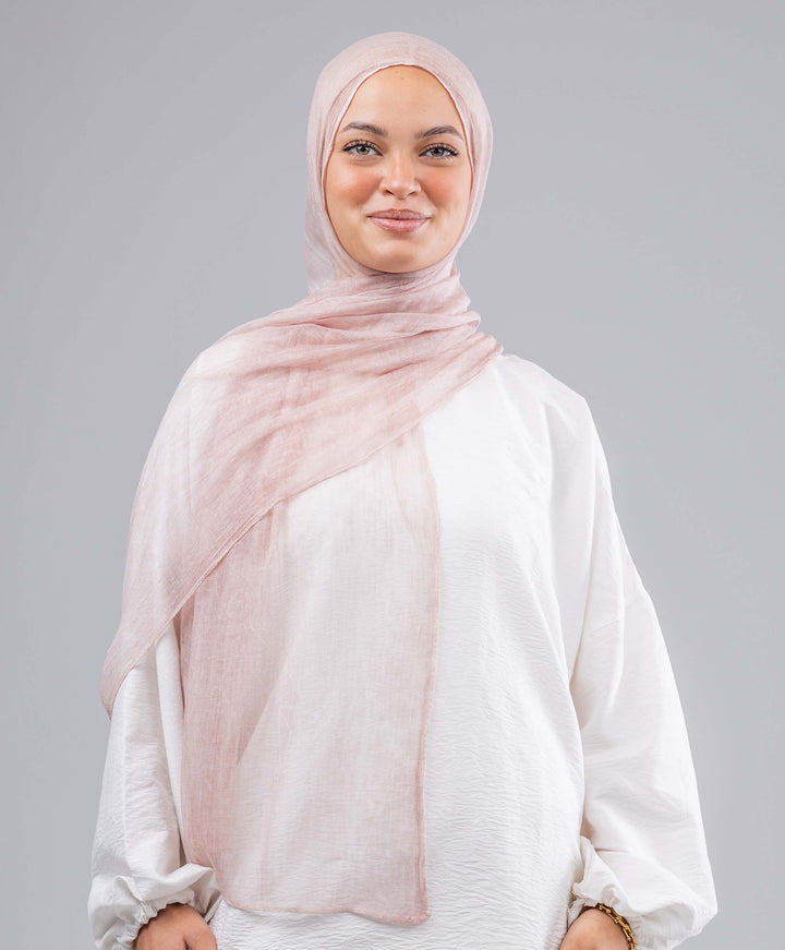 Plain Marble Chiffon Scarf