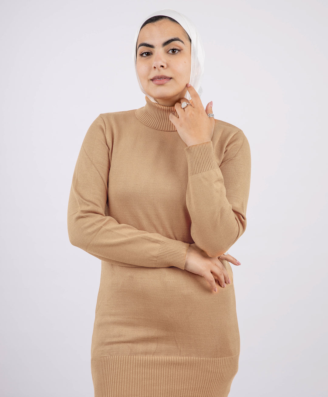 Long Modest Basic Fit Pullover