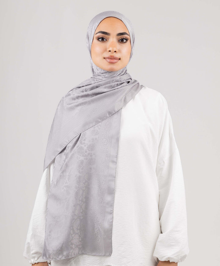 Satin Jacquard Scarf