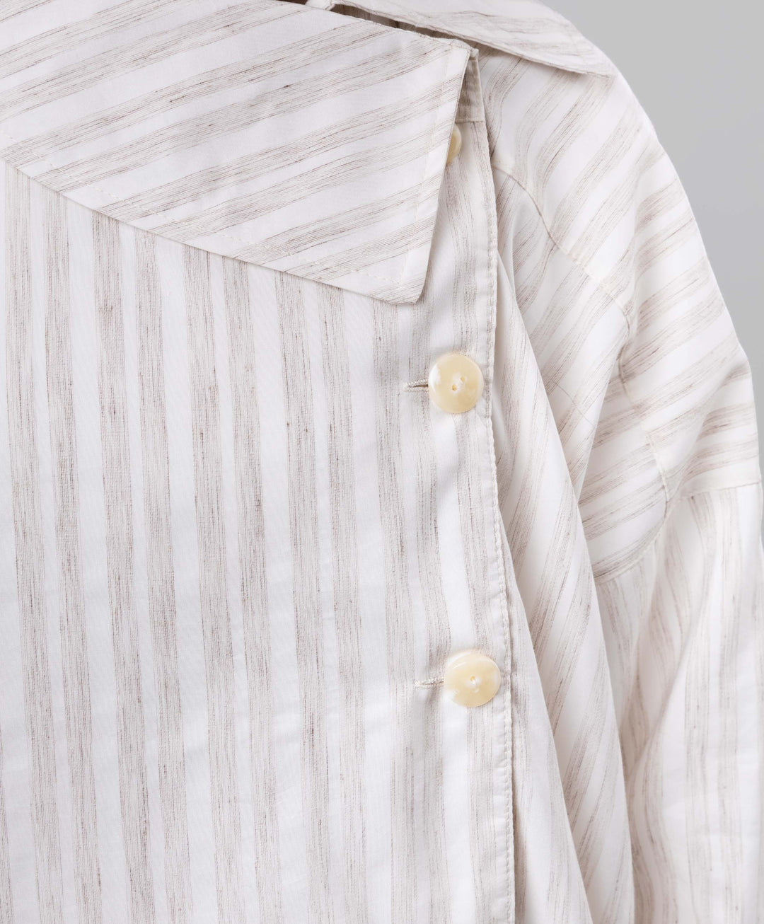 Striped Linen Abaya
