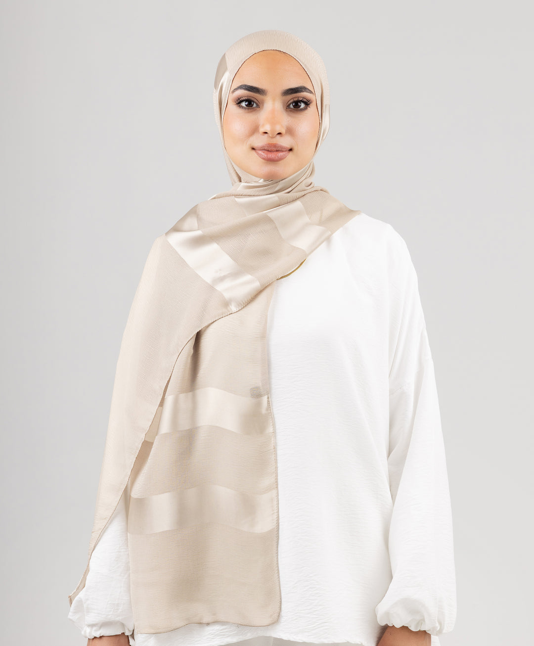 Sparkle Satin Chiffon Scarf