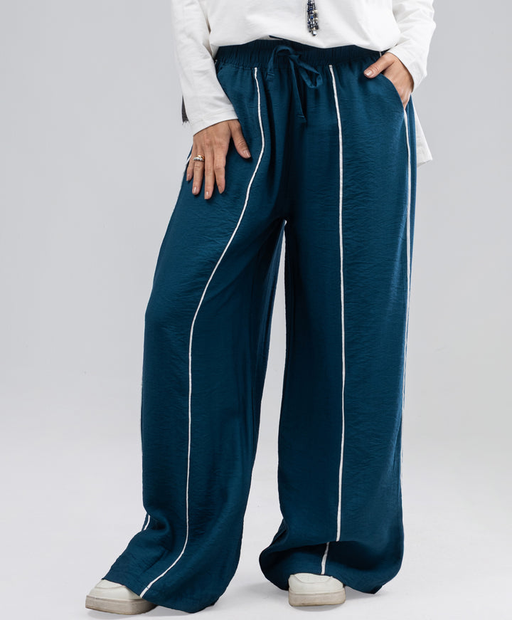 Piping Linen Pants