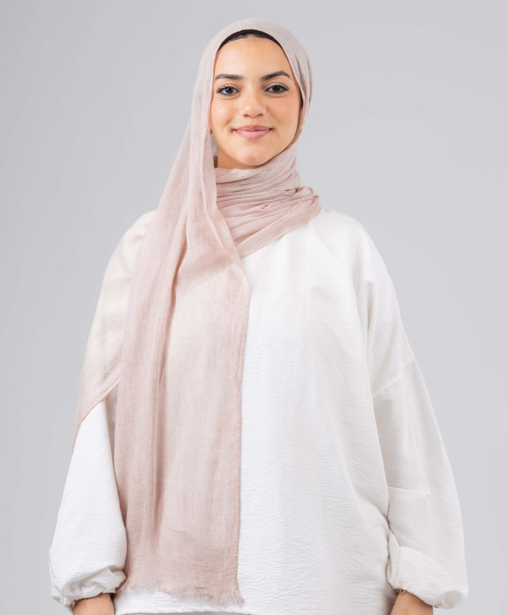 Bamboo Cotton Crushed Scarf