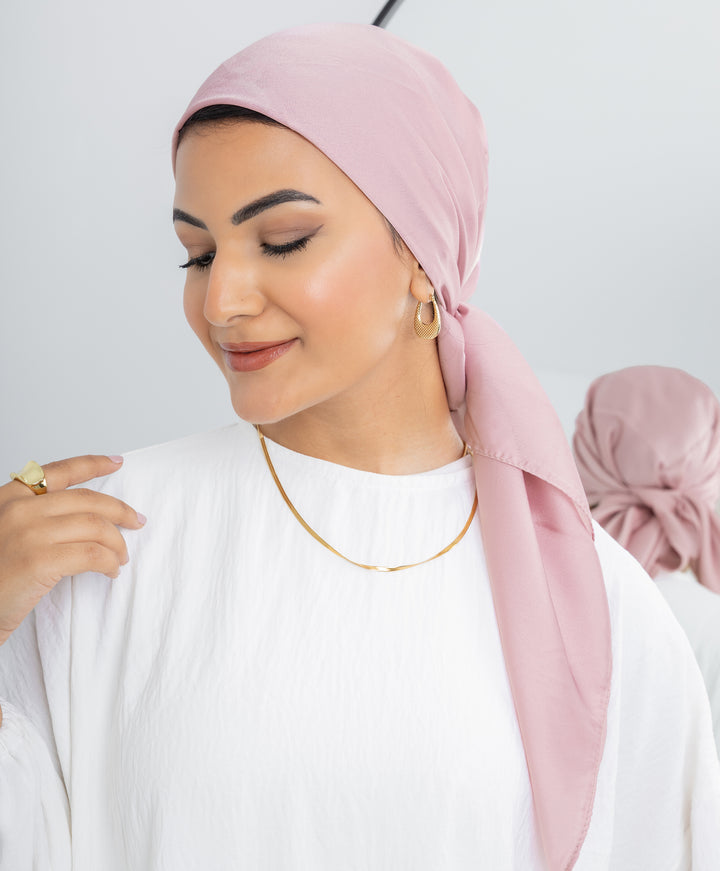 Plain Silk Square Scarf