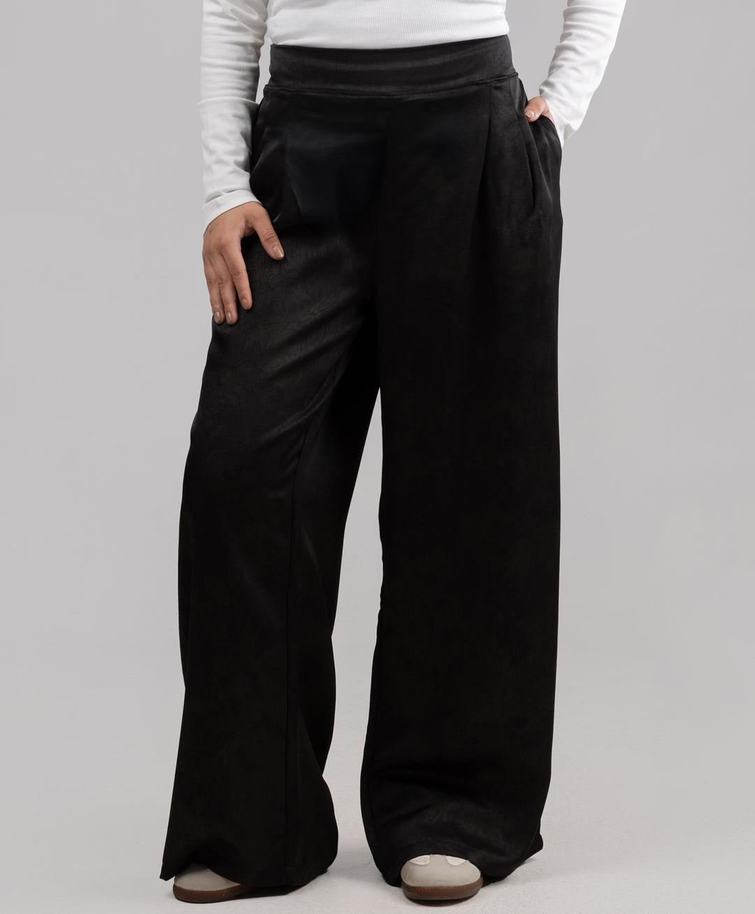 Glossy Satin Pants