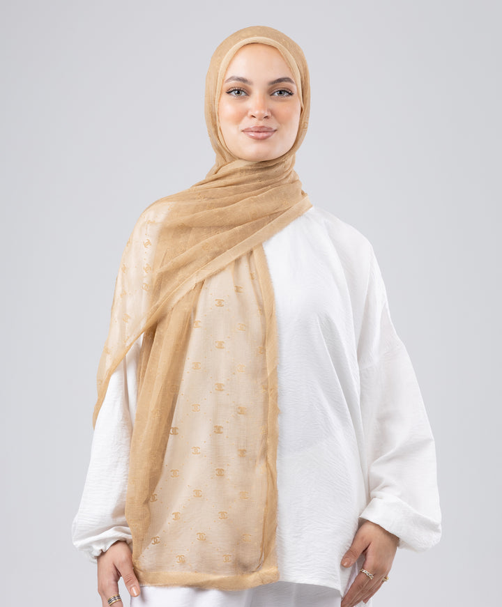 Lace Luxury Crinkle Scarf