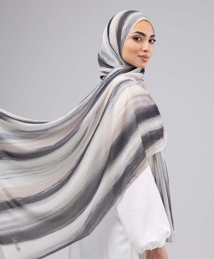 Lunar Flow Chiffon Scarf