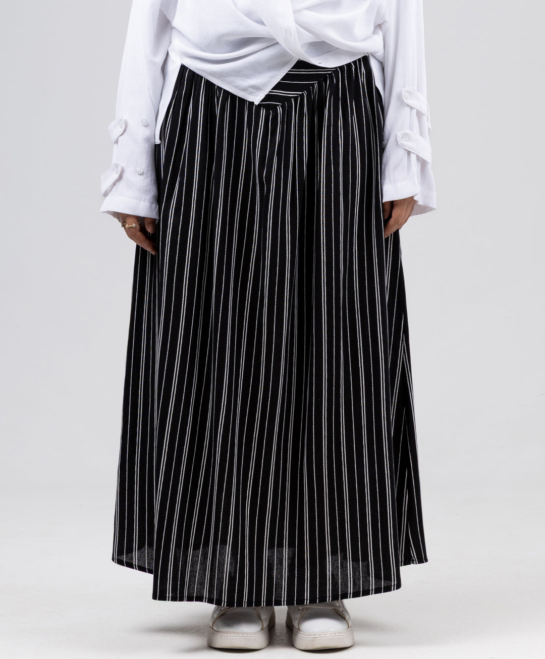 Stripe Linen Skirt