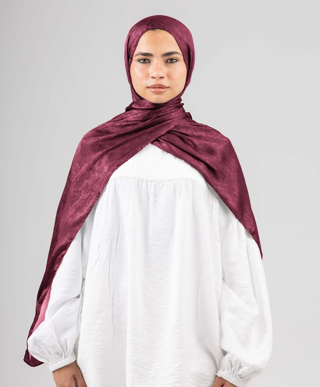 Glossy Satin Scarf