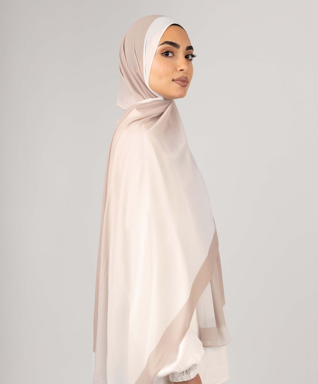 Flow Gradient Chiffon Scarf