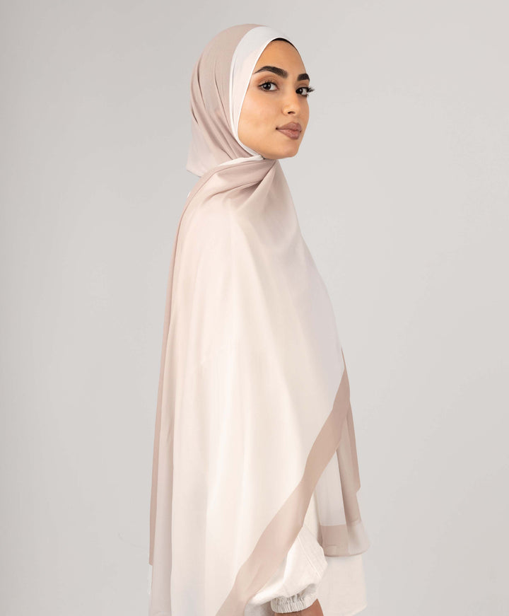 Flow Gradient Chiffon Scarf