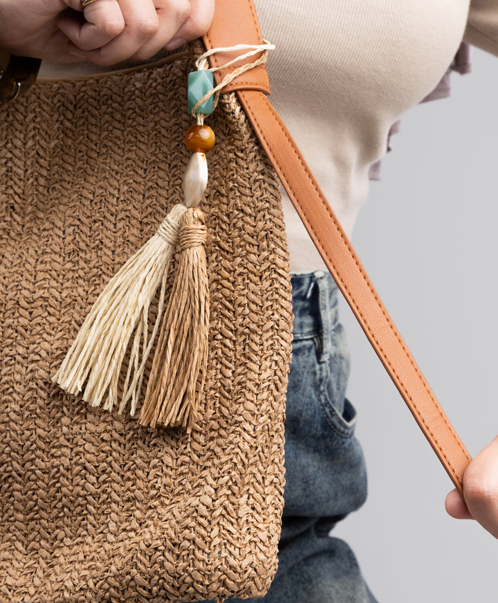 Raffia Beach Bag