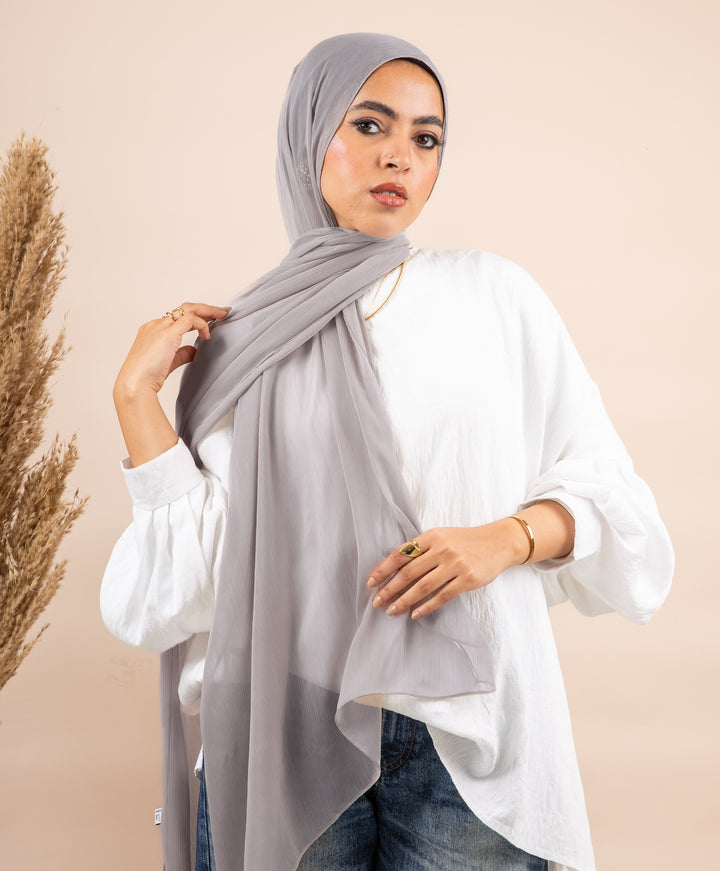 Chiffon Crinkle Scarf