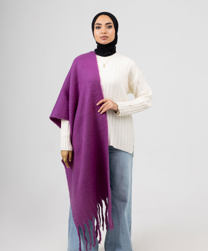 Essential Shawl-Magenta