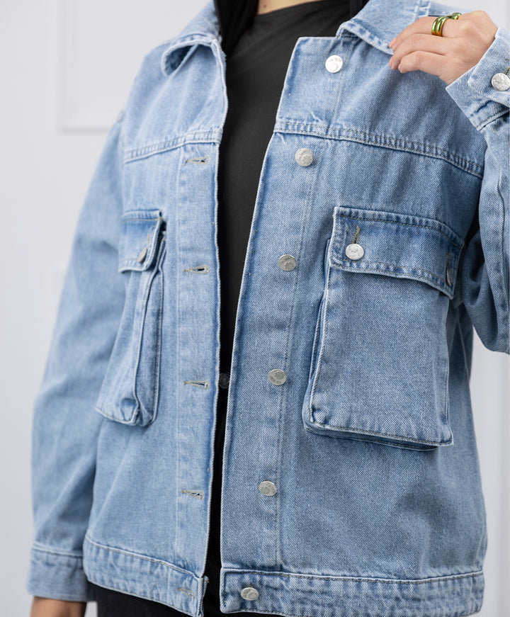 Basic Pockets Denim Shirt