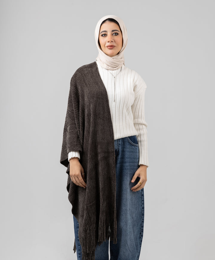 Knitted Winter Shawl