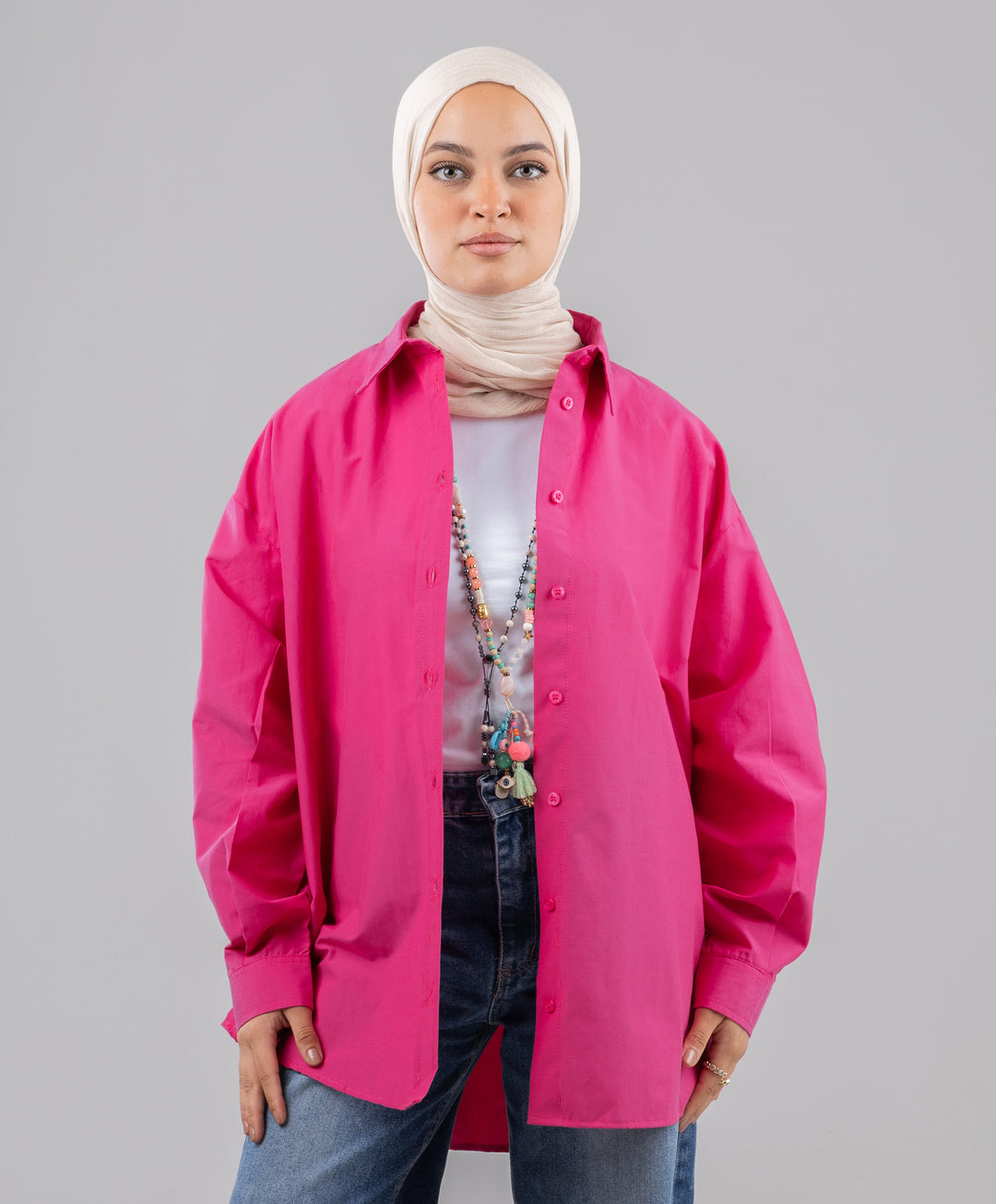 Oversized Poplin Shirt